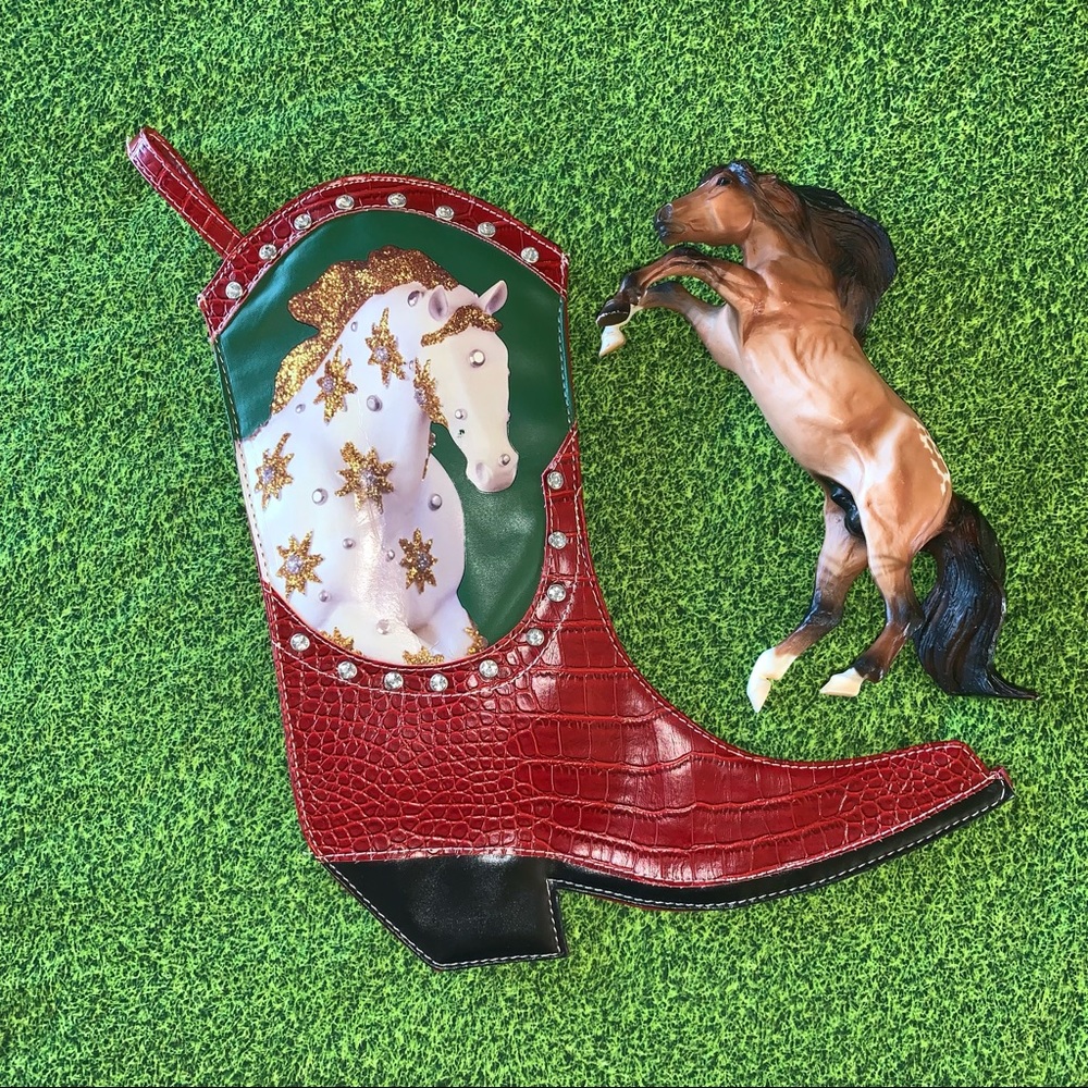 RARE Trail of Painted Ponies Holiday Boot Stocking